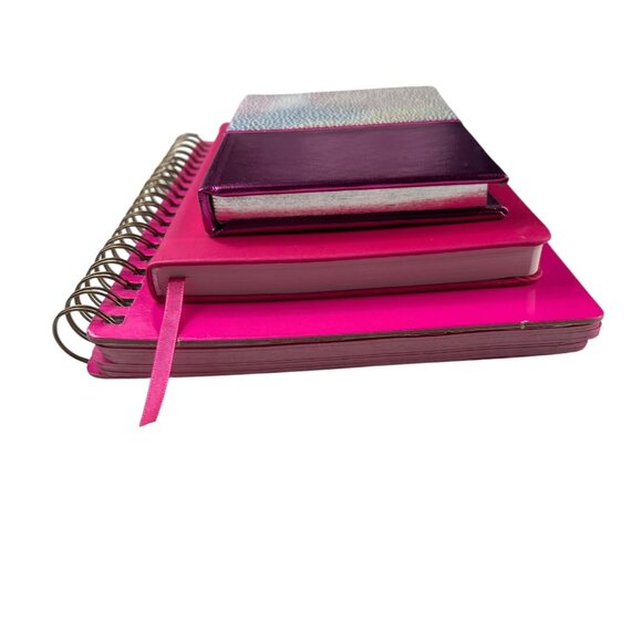 Barbiecore Pink Notebooks Journals Lot of Three (3) Various Sizes - Picture 8 of 14